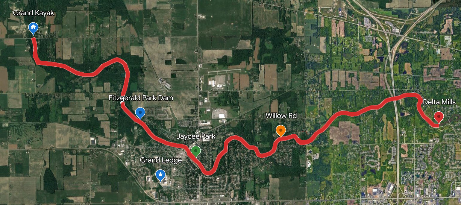 Trips Grand Ledge kayak